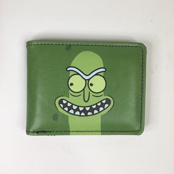 Rick and Morty Buckle-Down Adult Swim Pickle Rick Bifold Wallet - Picture 1 of 5